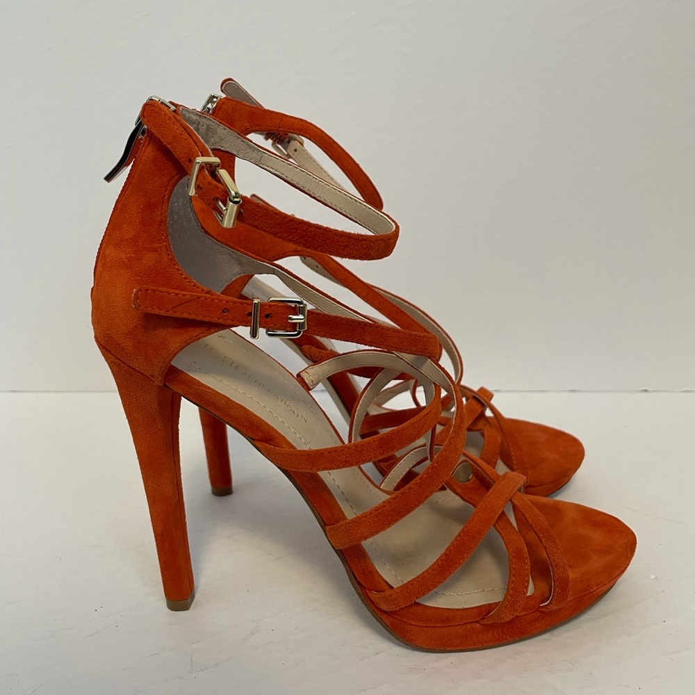 BCBGeneration suede strappy heels